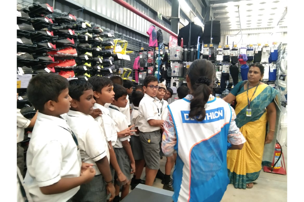 Industrial Visit To Decathlon